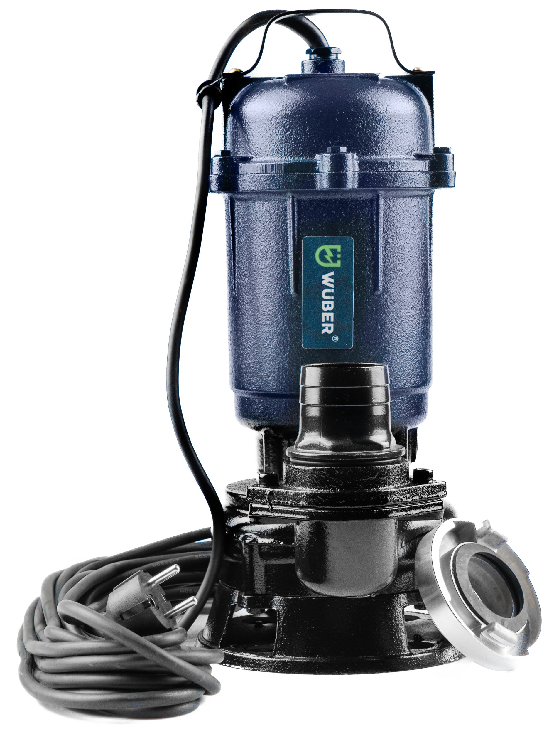 Pompa głębinowa do wody czystej brudnej szamba 2" 750 W +rozdrabniacz WUBER