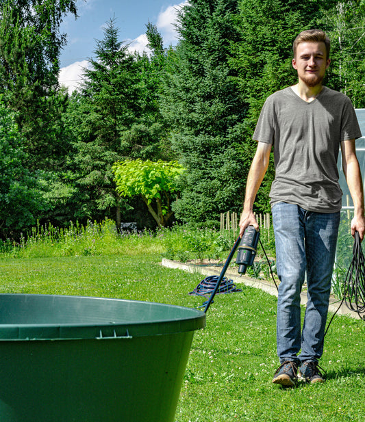 Pompa do wody membranowa dolnossąca 3/4" 280 W +wąż WUBER