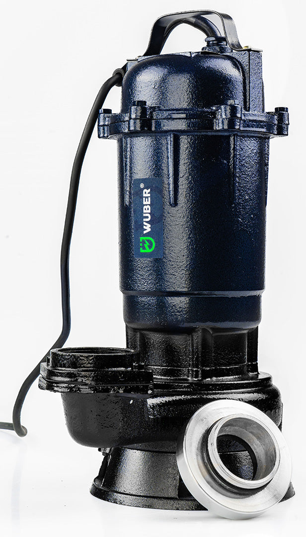 Pompa głębinowa do wody czystej brudnej szamba 2" 2600 W +rozdrabniacz WUBER