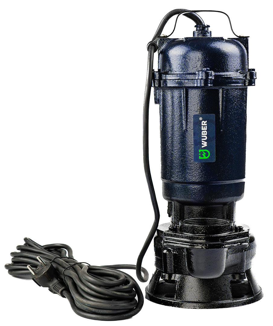 Pompa głębinowa do wody czystej brudnej szamba 2" 2600 W +rozdrabniacz WUBER