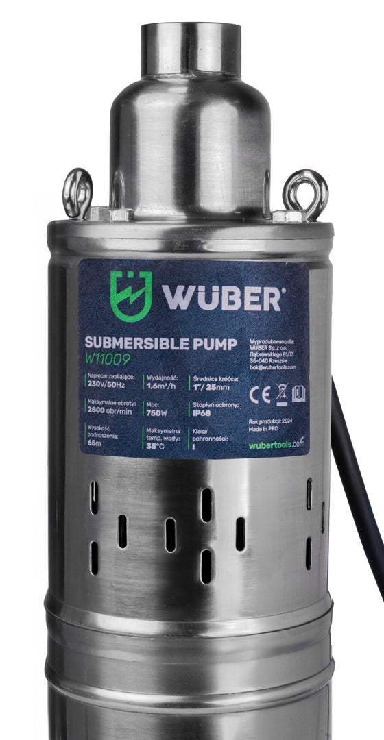 Pompa głębinowa śrubowa 750 W WUBER