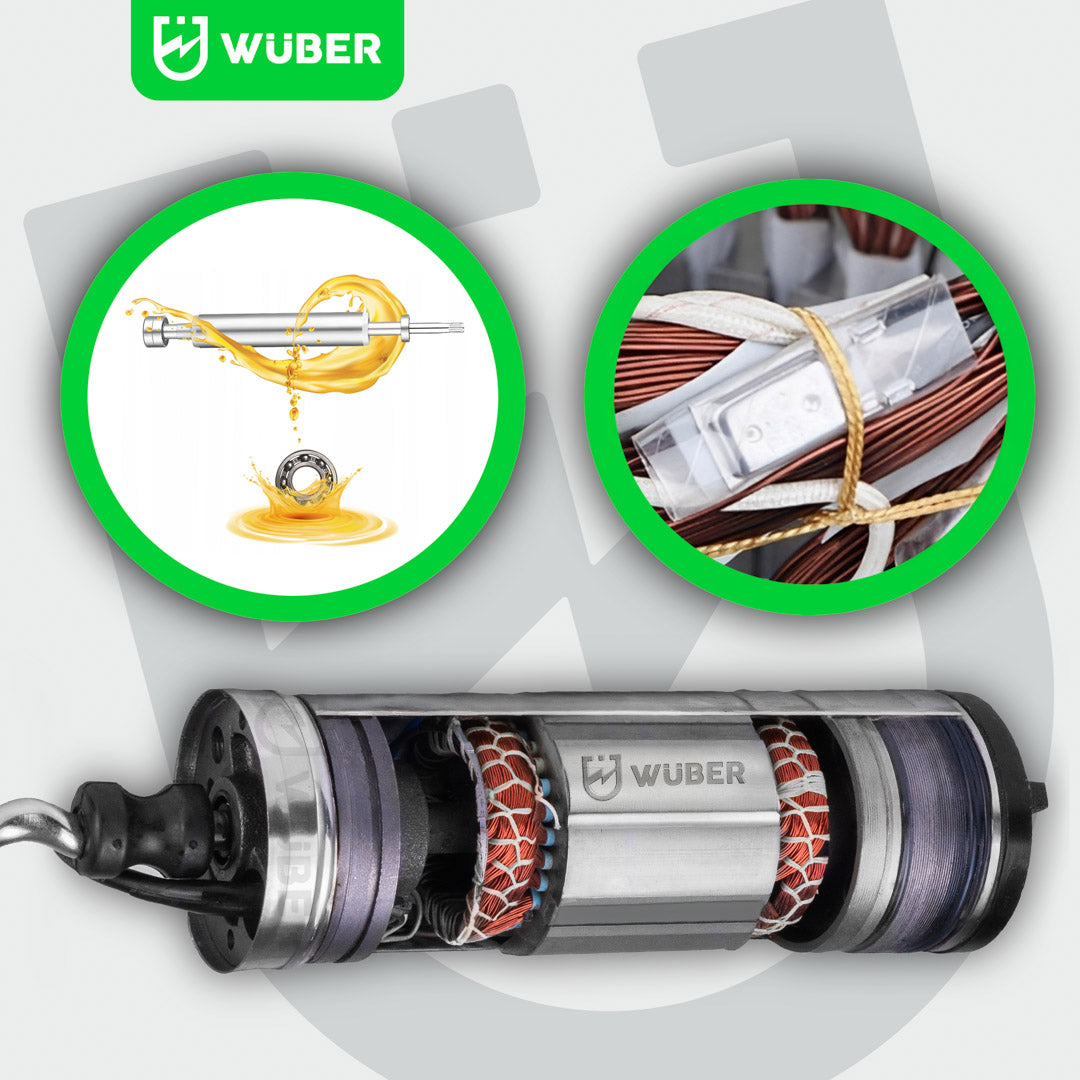 Pompa głębinowa śrubowa 1100 W WUBER