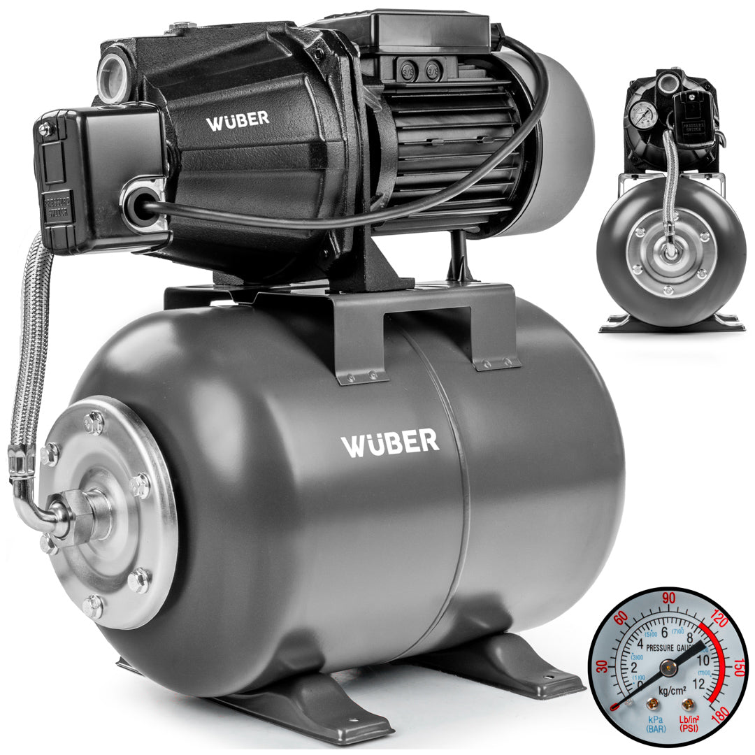 Pompa hydroforowa do czystej wody hydrofor 24 l WUBER