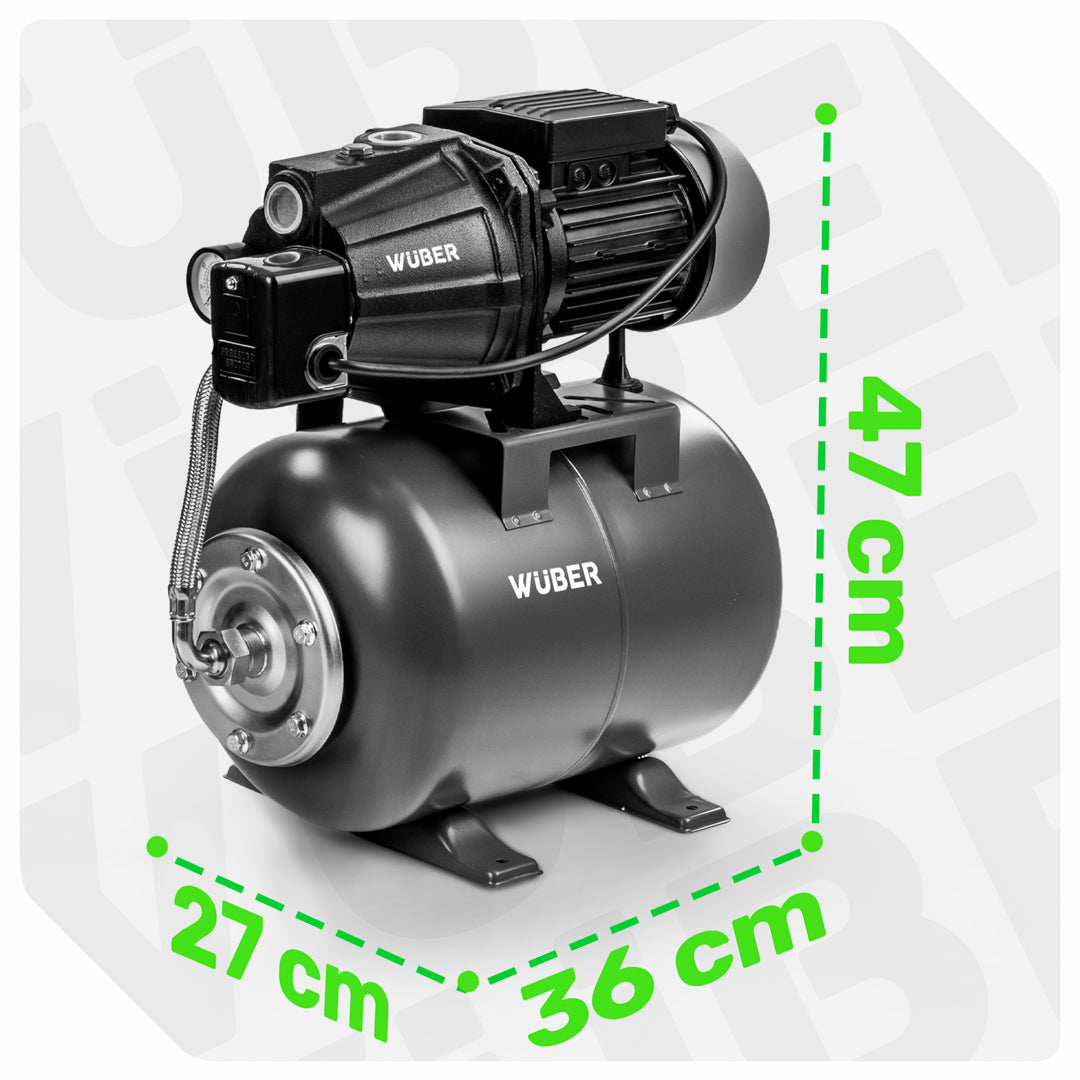 Pompa hydroforowa do czystej wody hydrofor 24 l WUBER