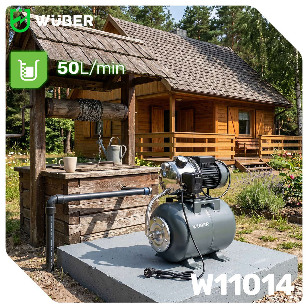 Pompa hydroforowa do wody 750 W 50 l hydrofor WUBER