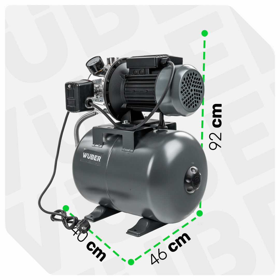 Pompa hydroforowa do wody 750 W 50 l hydrofor WUBER