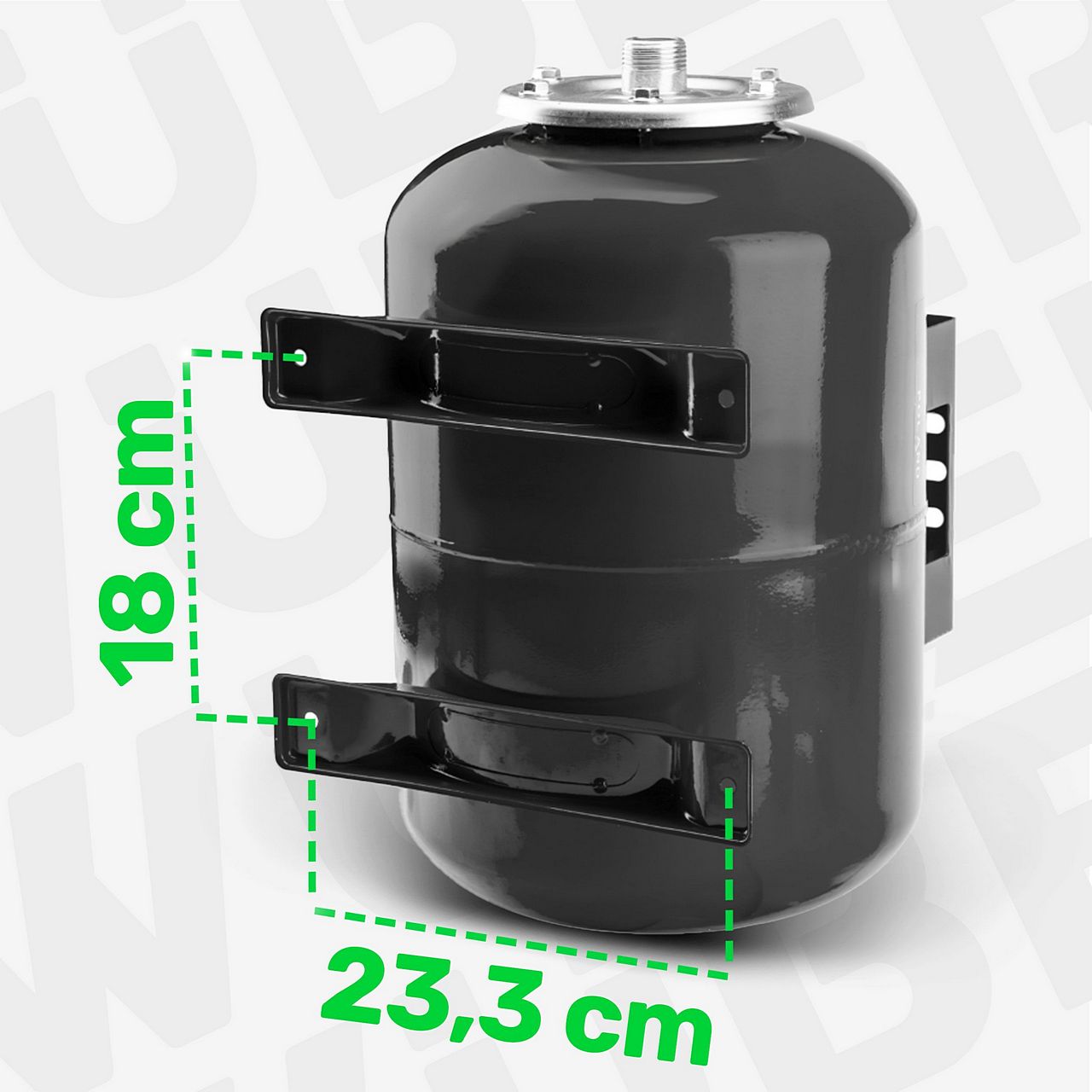 Zbiornik hydroforowy przeponowy do pompy 24 l ciśnieniowy WUBER