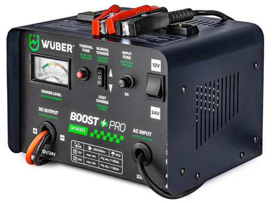 Prostownik do akumulatora 16 A 12V/24V WUBER