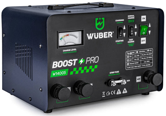 Prostownik do akumulatora z rozruchem 40 A 12V/24V WUBER