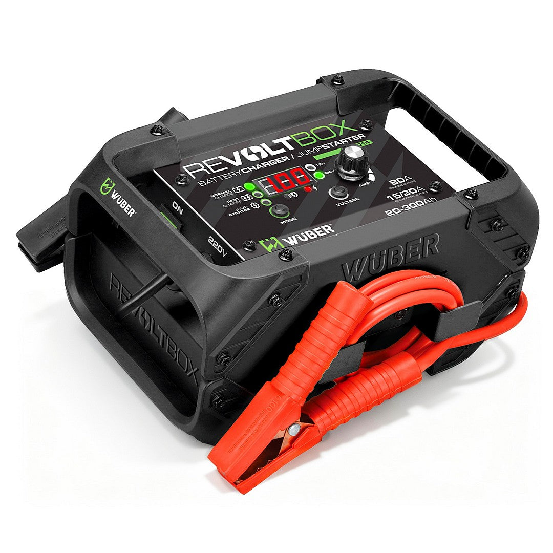 Automatyczny prostownik do akumulatora z rozruchem 80 A WUBER
