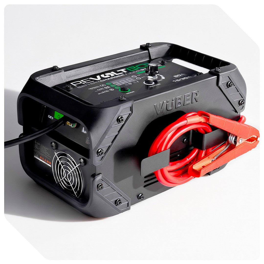 Automatyczny prostownik do akumulatora z rozruchem 80 A WUBER