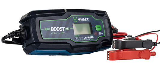 Prostownik samochodowy mikroprocesorowy 6-12 V 4 A WUBER