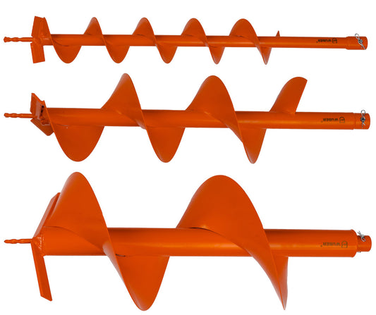 Zestaw wierteł do wiertnicy spalinowej 10, 20, 30 cm WUBER