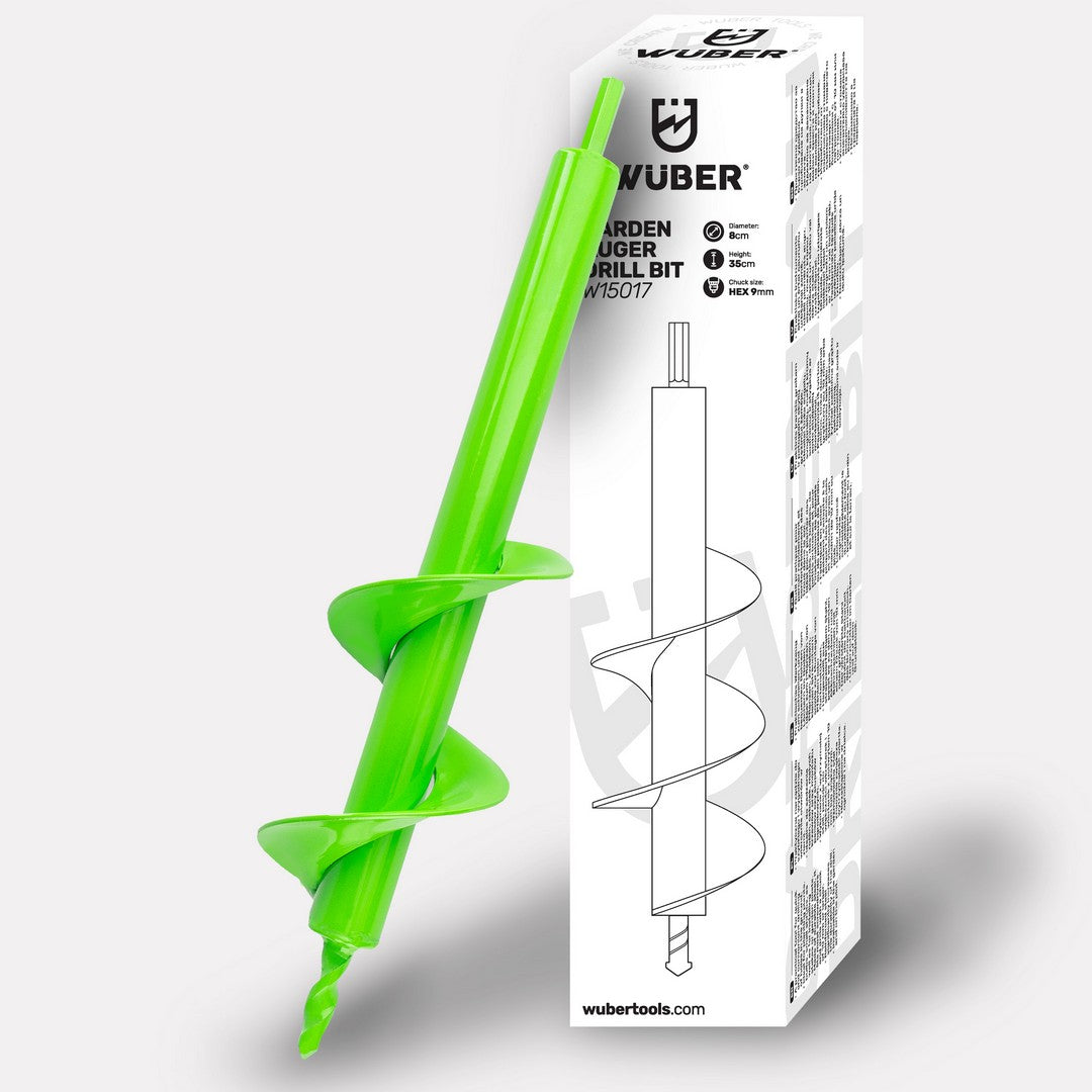 Wiertło ogrodowe na wkrętarkę 80x350 mm WUBER