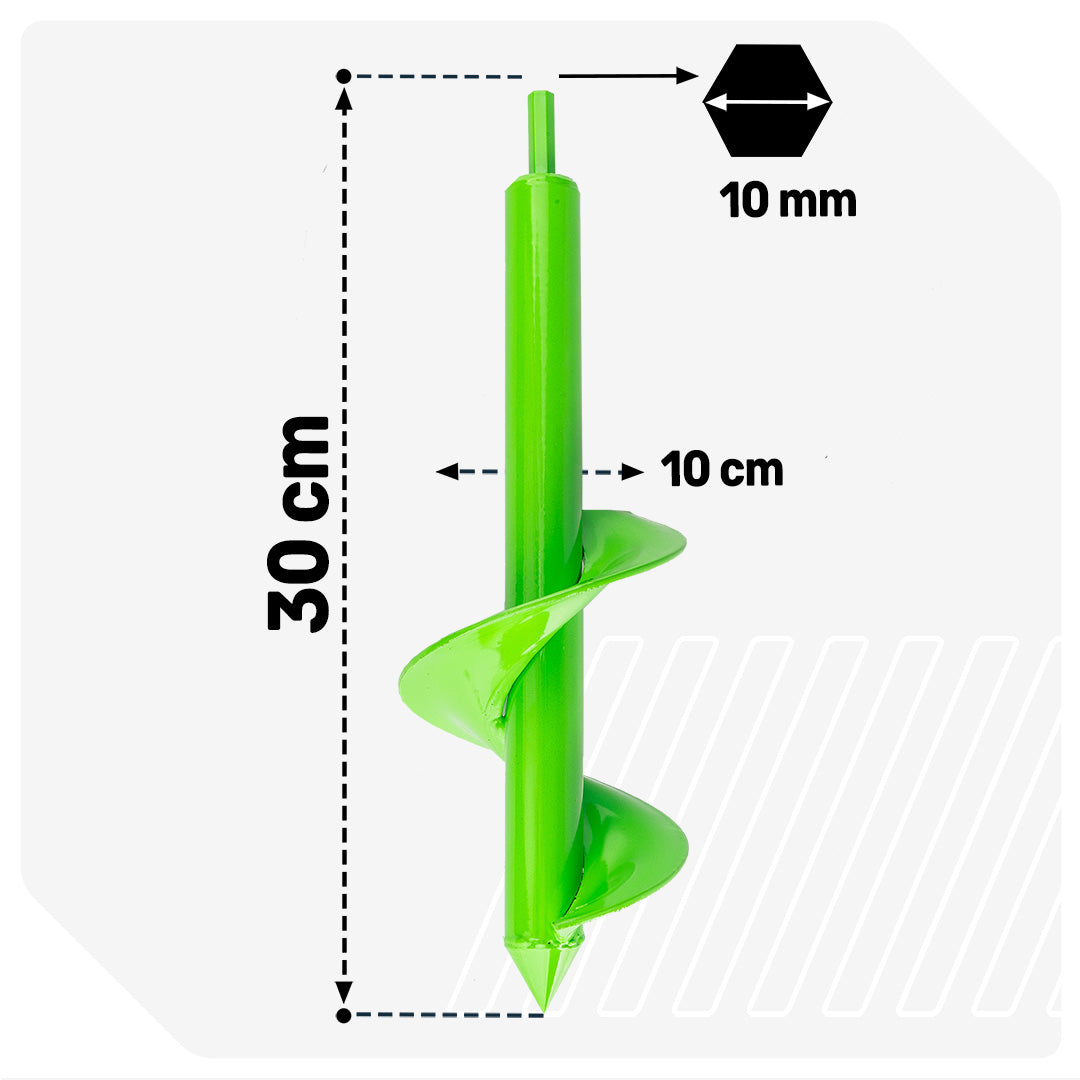 Wiertło ogrodowe na wkrętarkę 100x300 mm WUBER