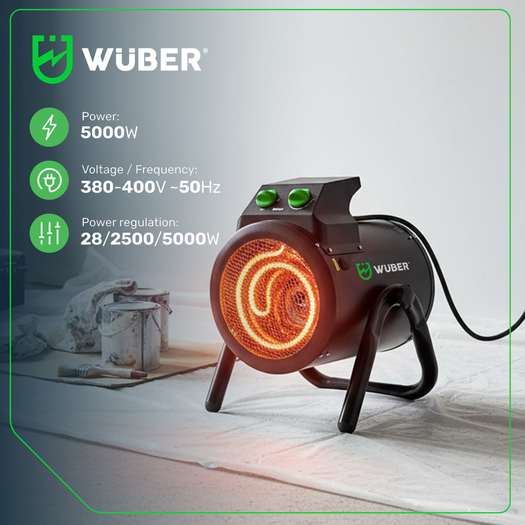 Nagrzewnica elektryczna 5,0 kW 400 V WUBER