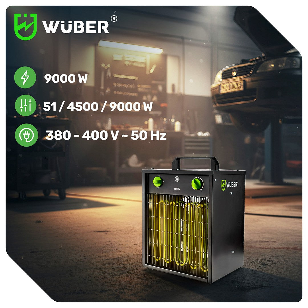 Nagrzewnica elektryczna 9 kW WUBER