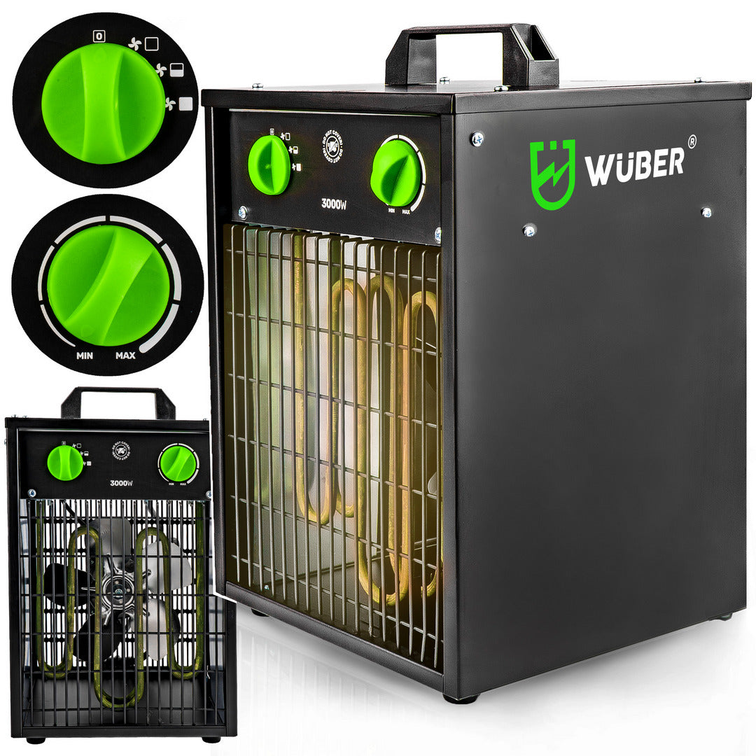 Nagrzewnica elektryczna 3 kW WUBER