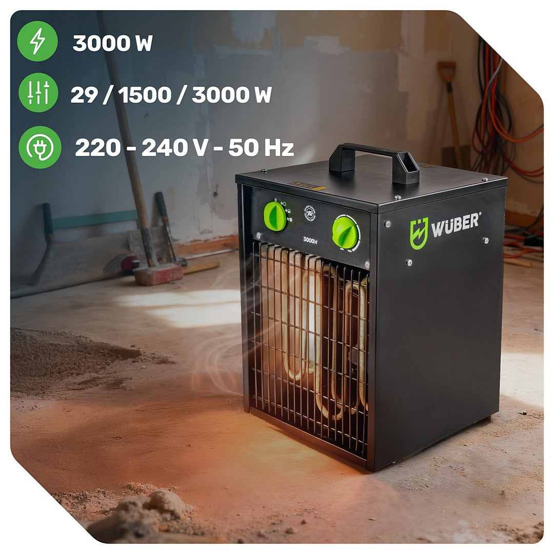 Nagrzewnica elektryczna 3 kW WUBER