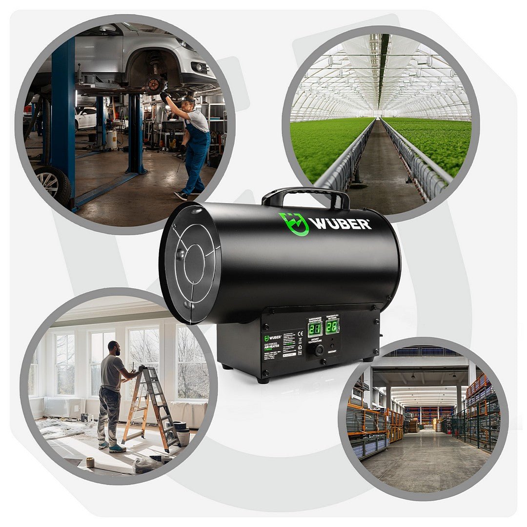 Nagrzewnica gazowa 15 kW LCD WUBER