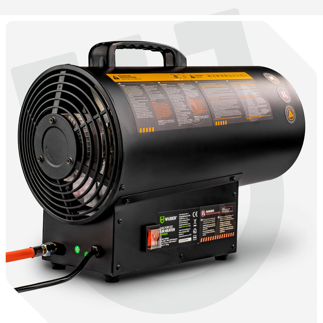 Nagrzewnica gazowa na butlę 12 kW / 30 kW WUBER