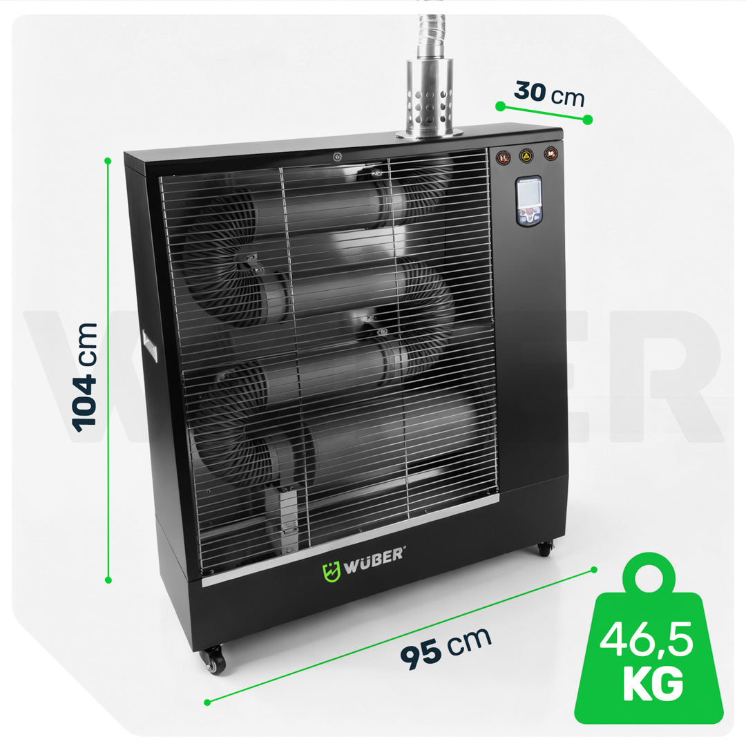 Nagrzewnica olejowa na podczerwieñ 13 kW WUBER