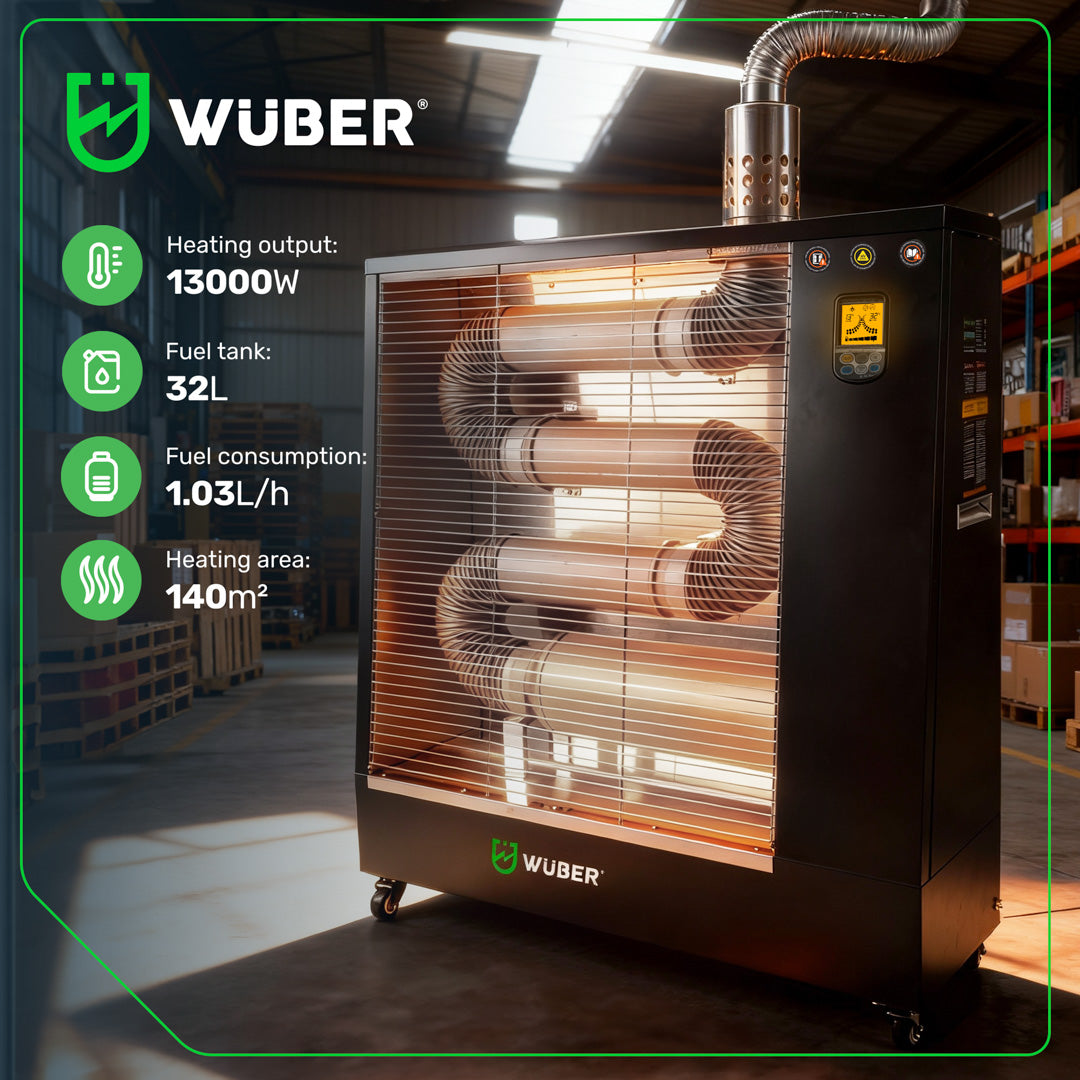 Nagrzewnica olejowa na podczerwieñ 13 kW WUBER