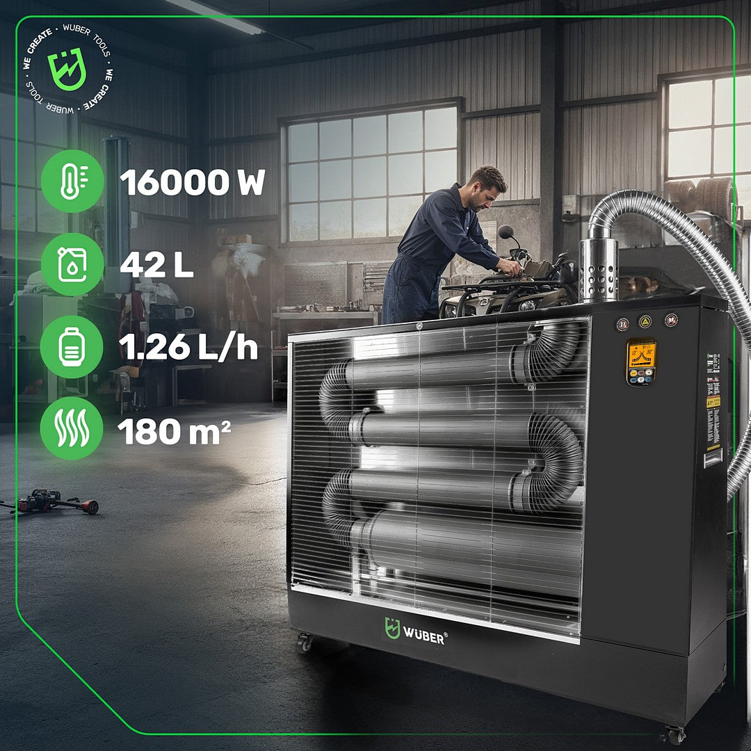 Nagrzewnica olejowa na podczerwieñ 16 kW WUBER
