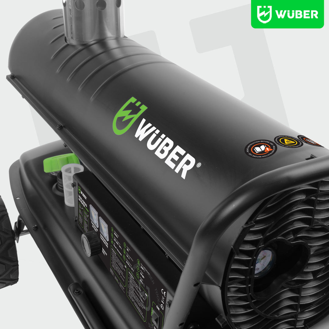 Nagrzewnica olejowa z kominem 20 kW WUBER