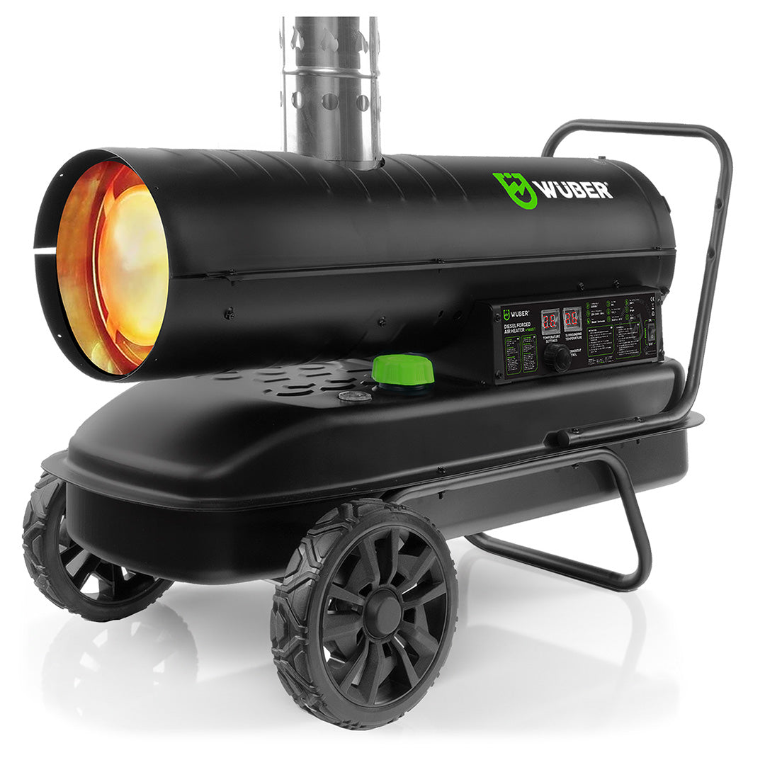 Nagrzewnica olejowa z kominem 30 kW WUBER