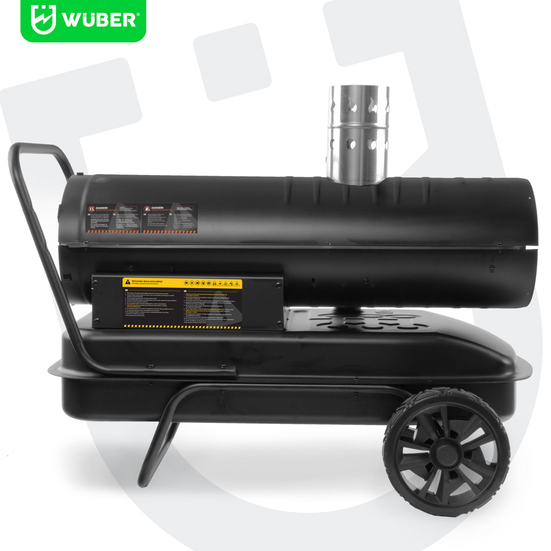 Nagrzewnica olejowa z kominem 30 kW WUBER