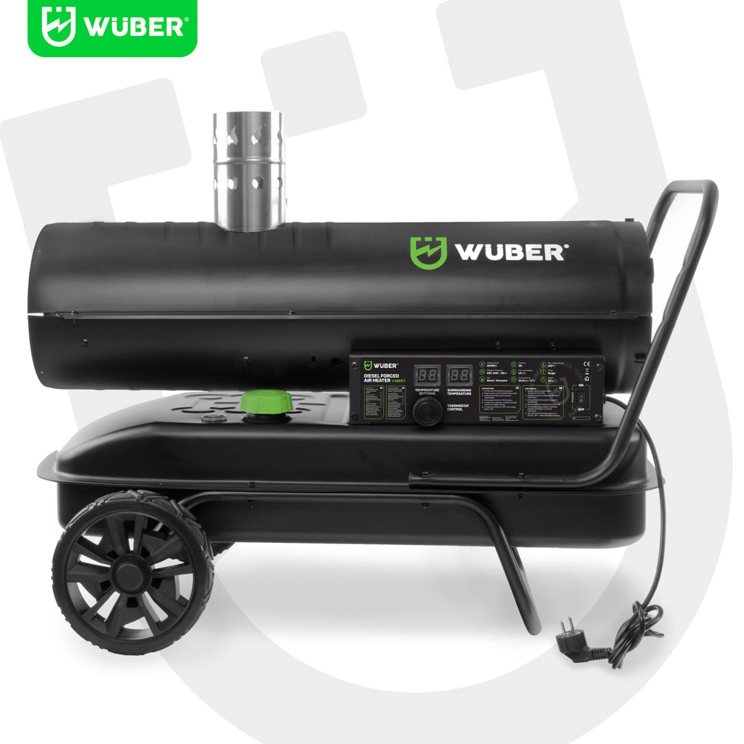 Nagrzewnica olejowa z kominem 30 kW WUBER