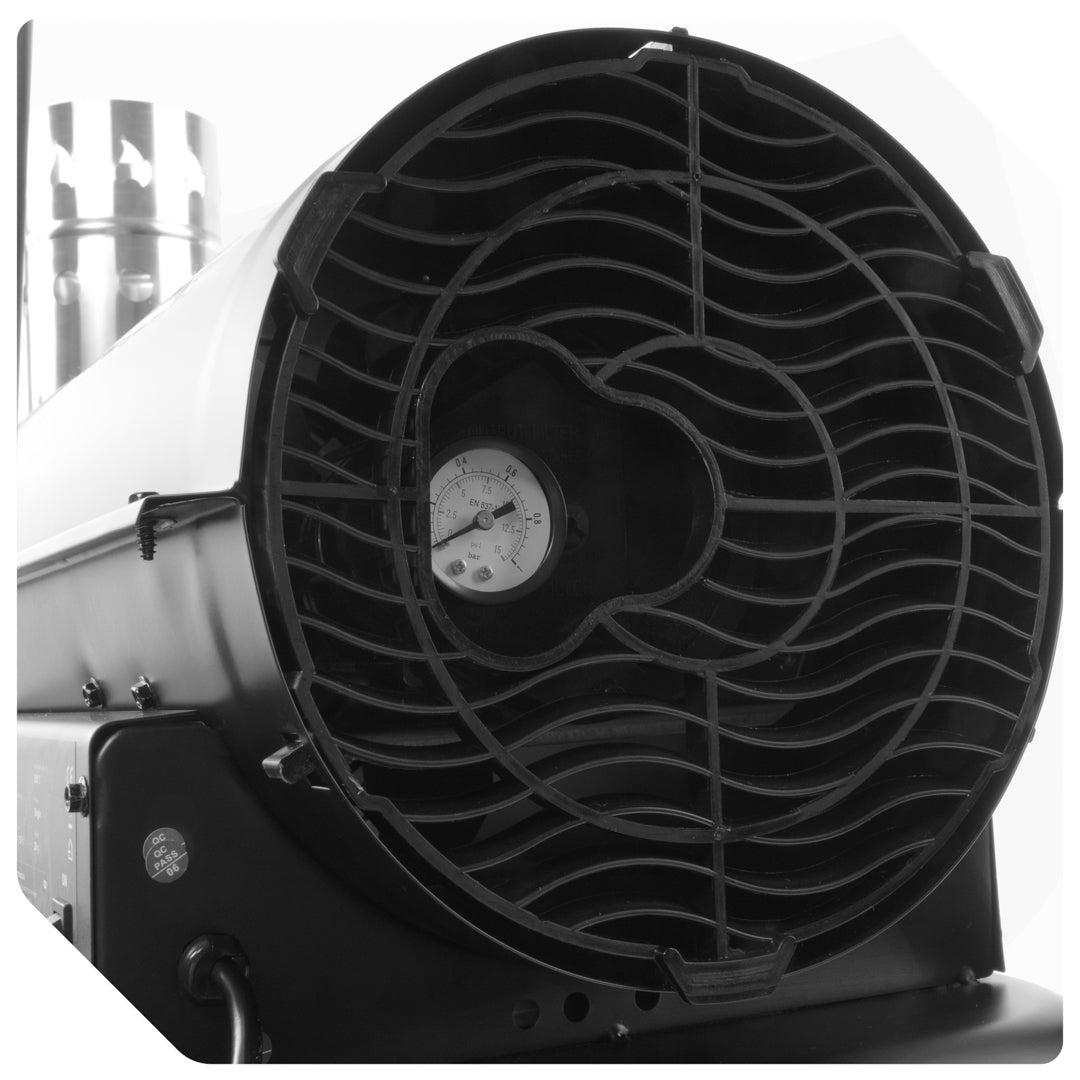 Nagrzewnica olejowa z kominem 30 kW WUBER