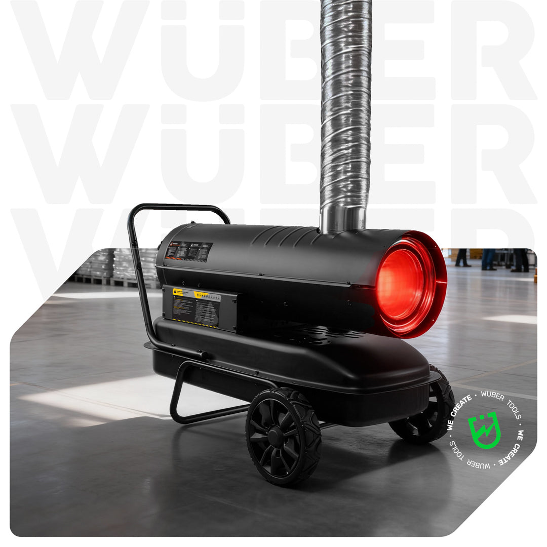 Nagrzewnica olejowa z kominem 30 kW WUBER