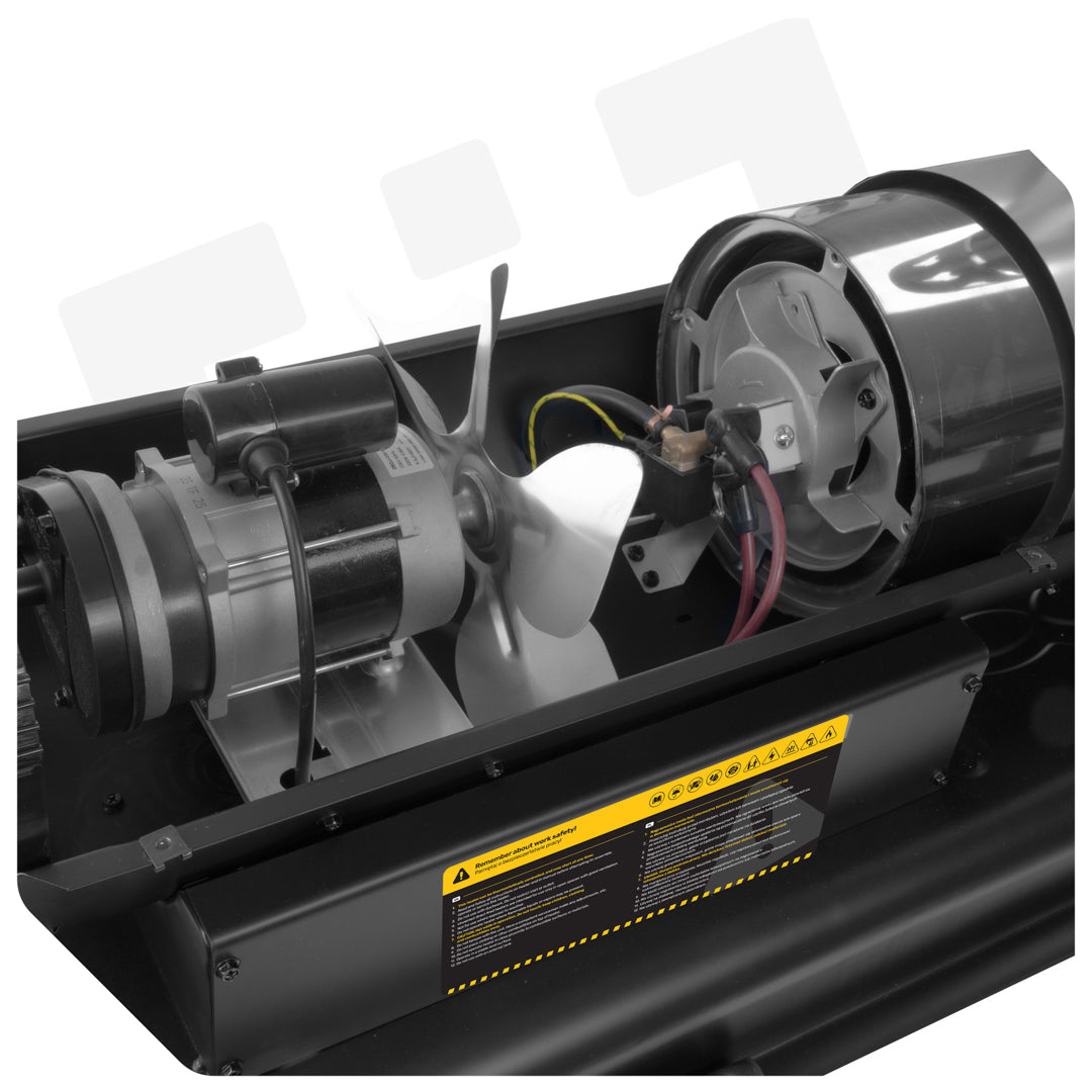 Nagrzewnica olejowa z kominem 30 kW WUBER