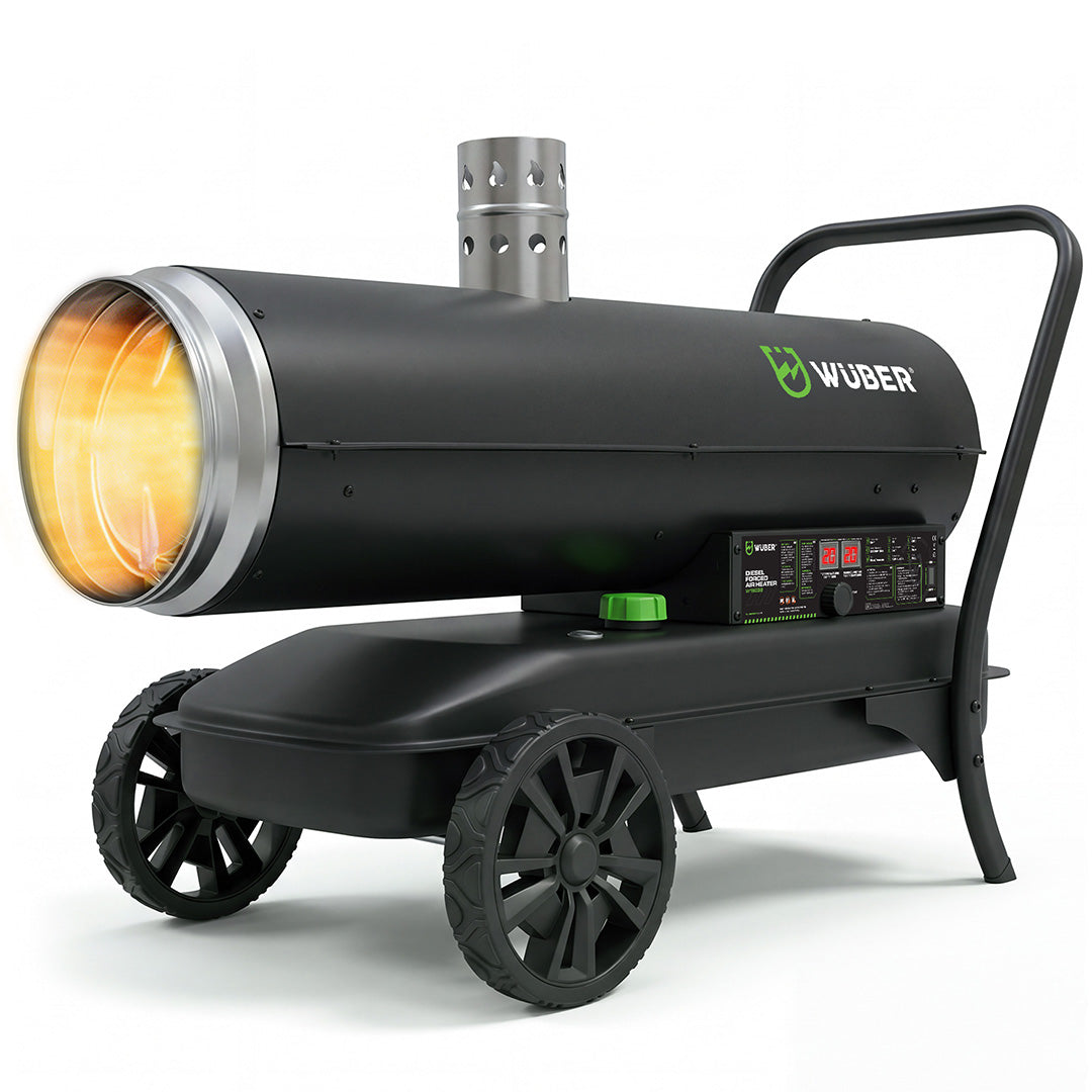 Nagrzewnica olejowa 50 kW z kominem termostat 4,6 l/h WUBER
