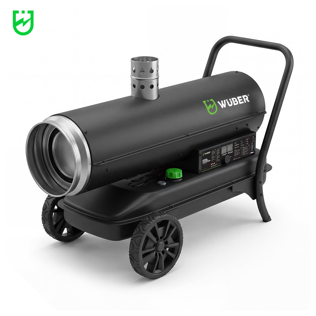 Nagrzewnica olejowa 50 kW z kominem termostat 4,6 l/h WUBER