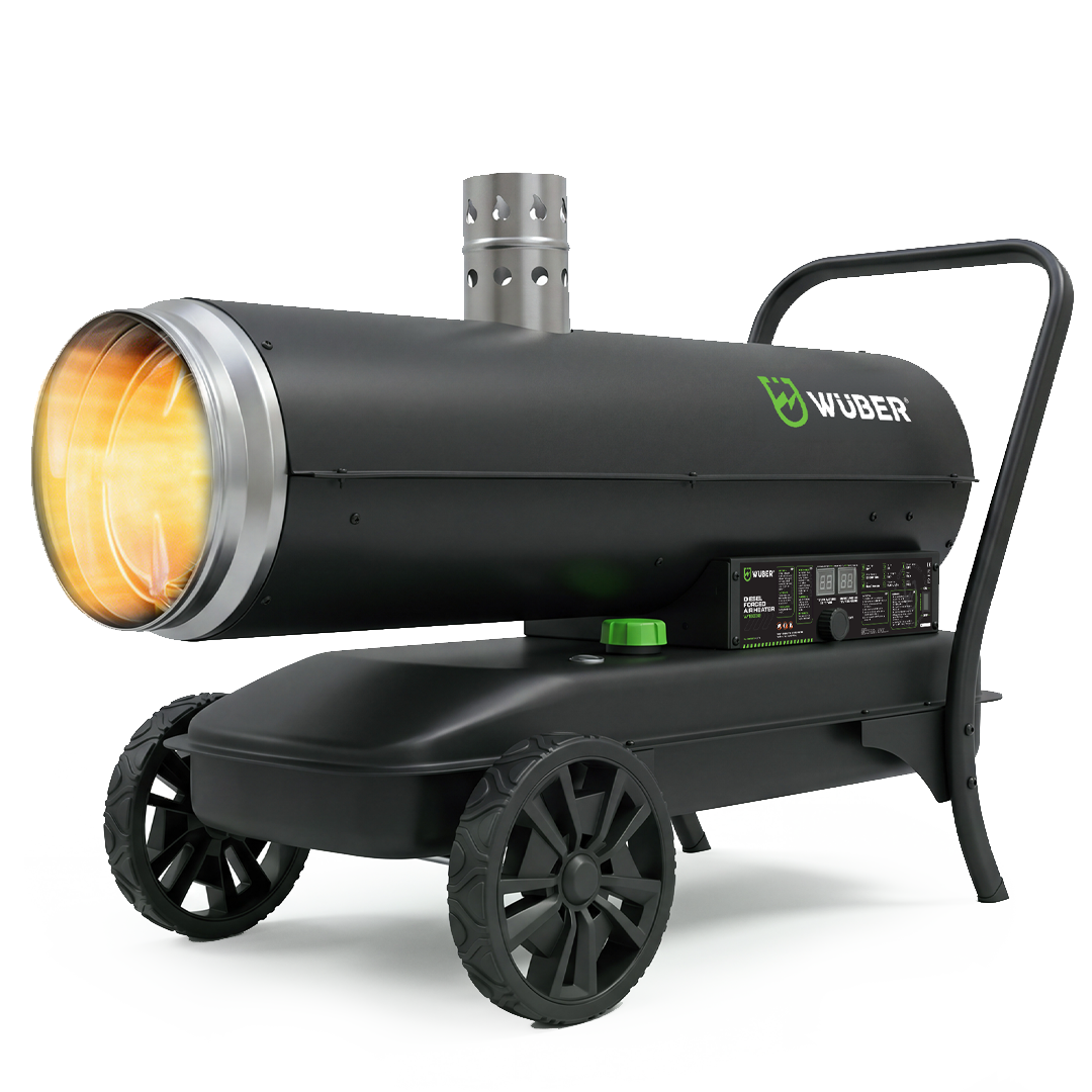 Nagrzewnica olejowa 50 kW z kominem termostat 4,6 l/h WUBER