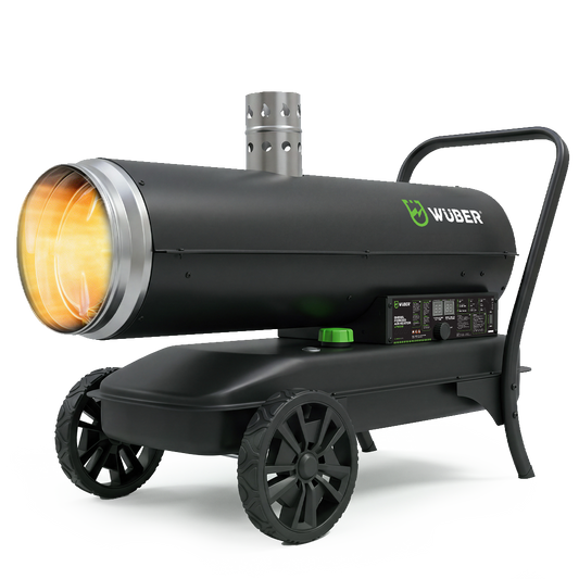 Nagrzewnica olejowa 50 kW z kominem termostat 4,6 l/h WUBER