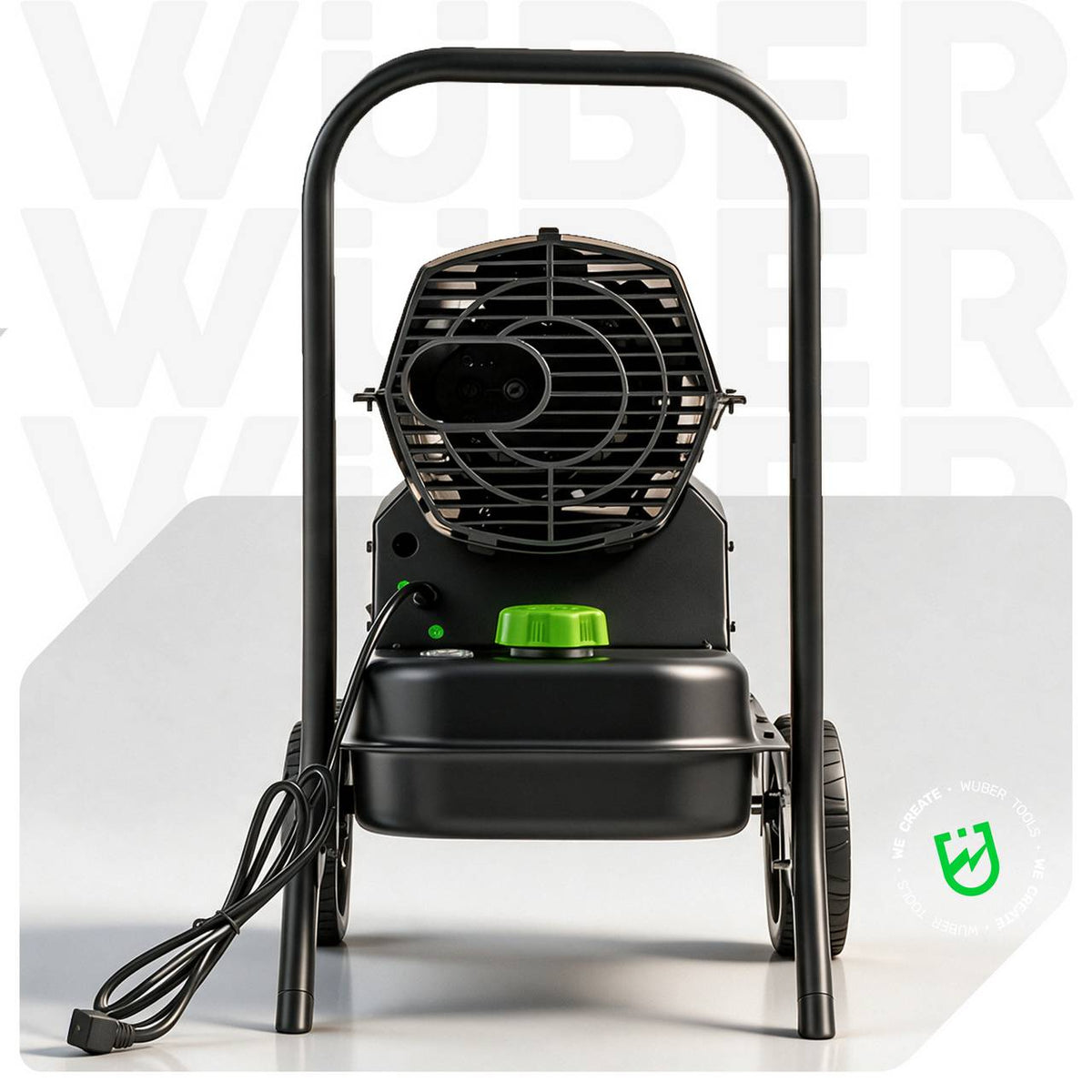Nagrzewnica olejowa 20 kW z kominem termostat WUBER