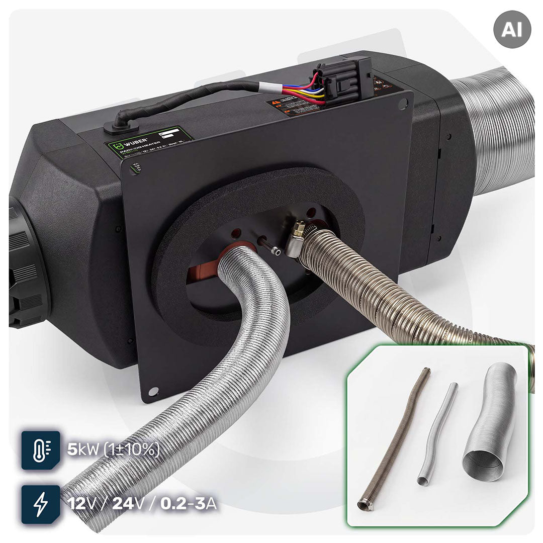 Ogrzewanie postojowe webasto 5 kW nagrzewnica olejowa 12 V 24 V aplikacja pilot WUBER