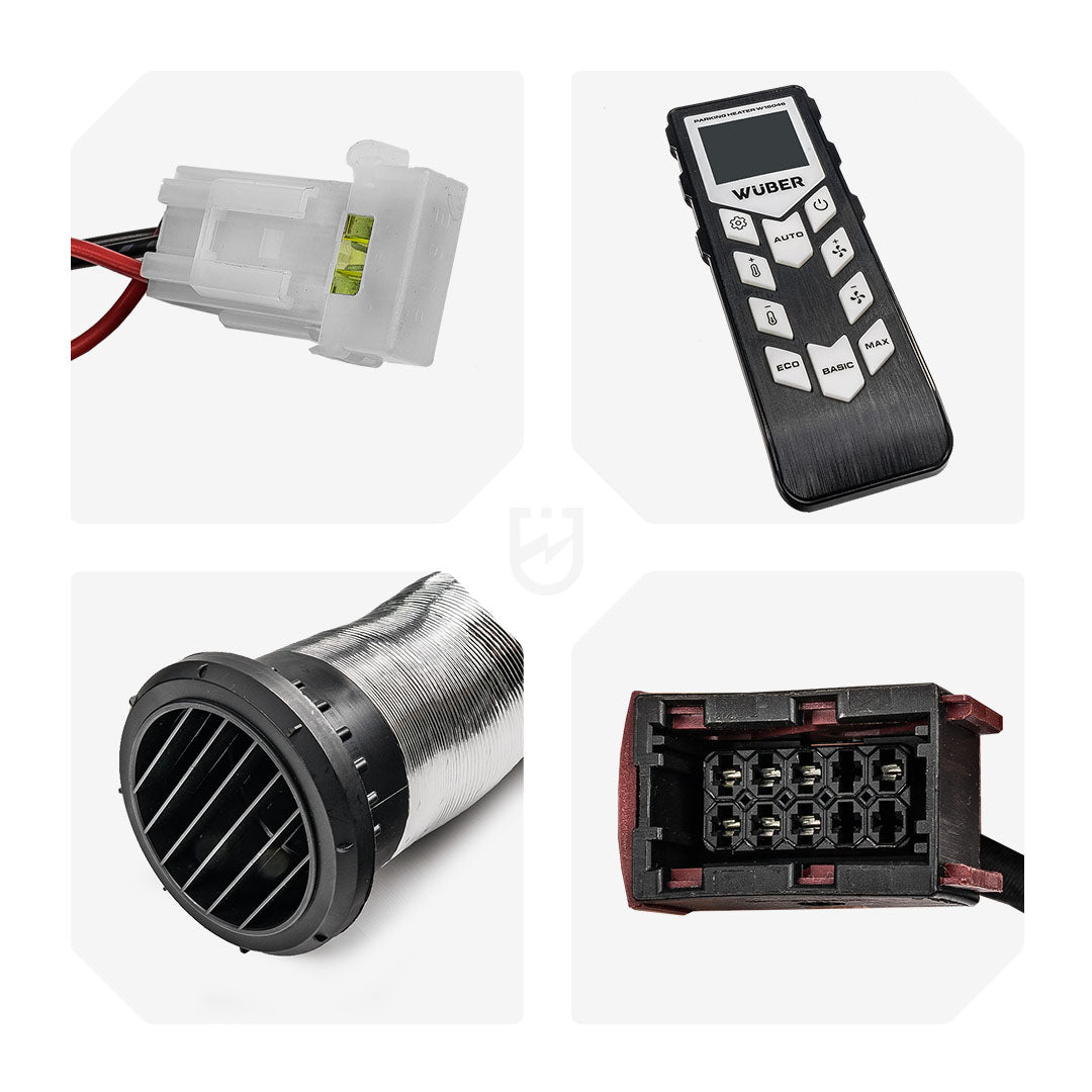 Ogrzewanie postojowe webasto 5 kW nagrzewnica olejowa 12 V 24 V aplikacja pilot WUBER