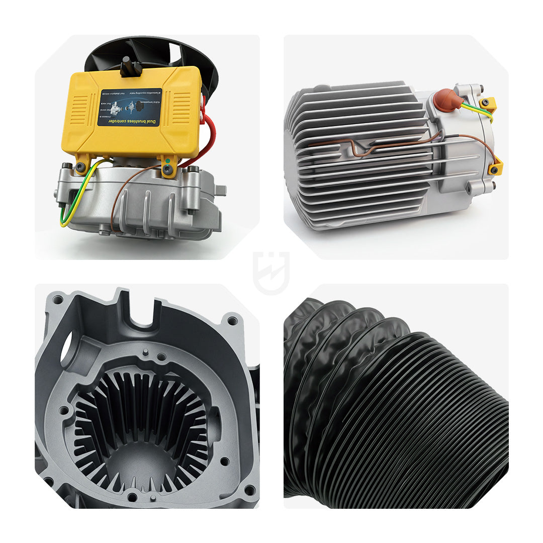 Ogrzewanie postojowe webasto 9 kW nagrzewnica olejowa 12 V 24 V 230 V aplikacja pilot WUBER