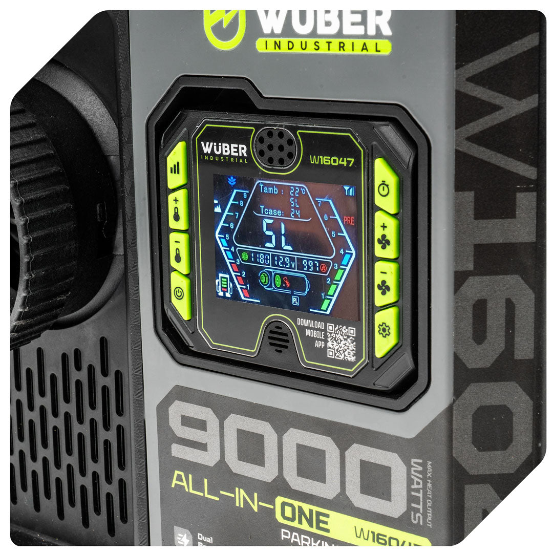Ogrzewanie postojowe webasto 9 kW nagrzewnica olejowa 12 V 24 V 230 V aplikacja pilot WUBER