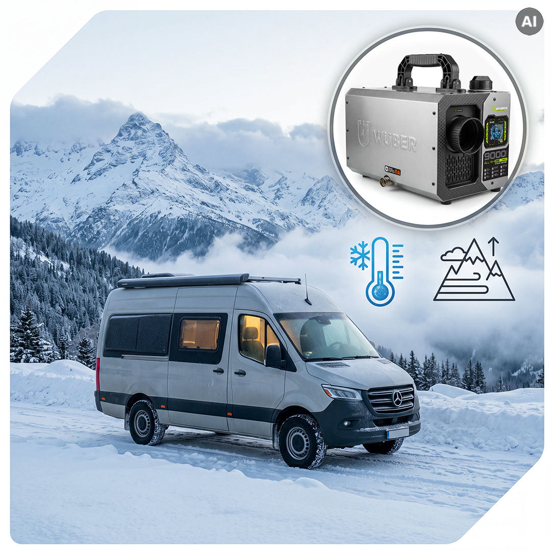 Ogrzewanie postojowe webasto 9 kW nagrzewnica olejowa 12 V 24 V 230 V aplikacja pilot WUBER