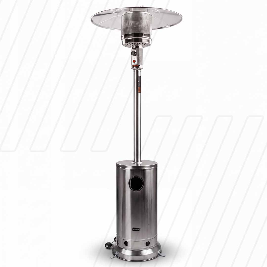 Parasol grzewczy gazowy 13 kW INOX ogrzewacz tarasowy + pokrowiec