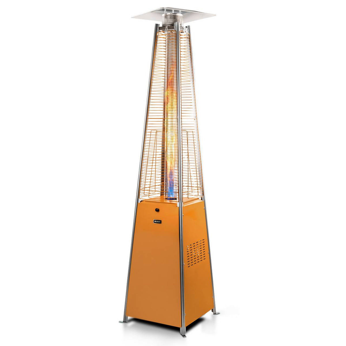 Parasol grzewczy gazowy 13 kW kolor miedziany ogrzewacz tarasowy + pokrowiec