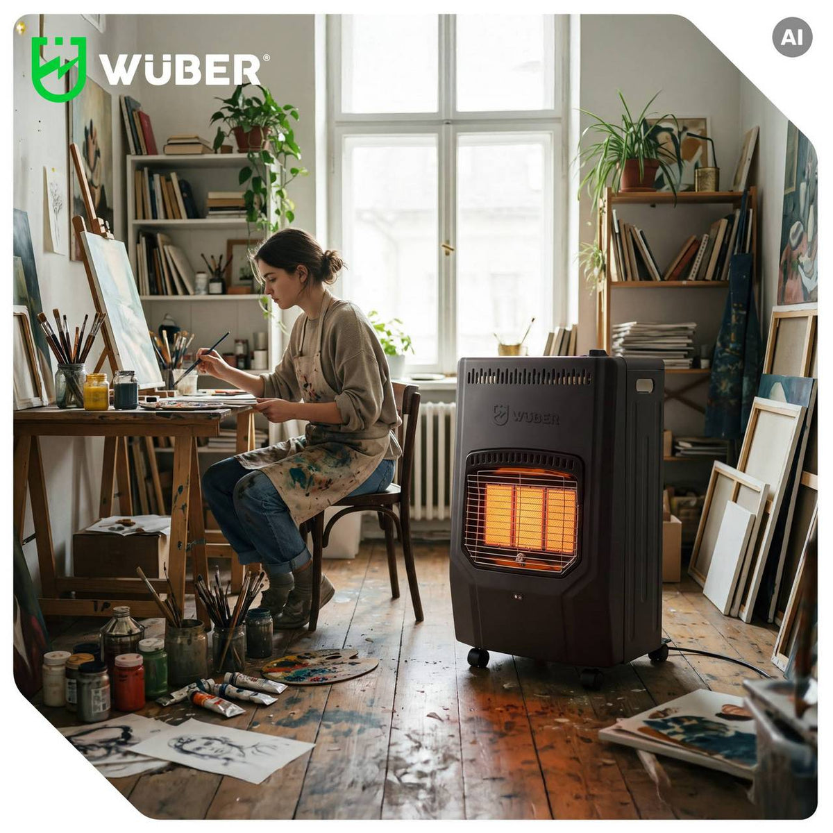 Piecyk gazowy 4,2 kW na butlę WUBER