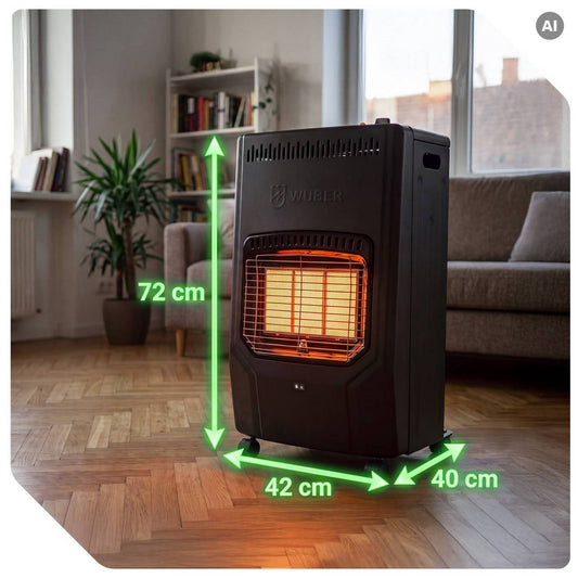 Piecyk gazowy 4,2 kW na butlę WUBER
