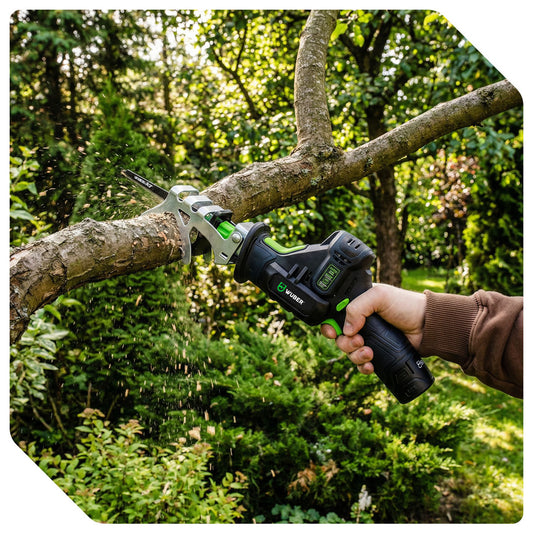 Piła szablasta akumulatorowa 12 V lisi ogon WUBER